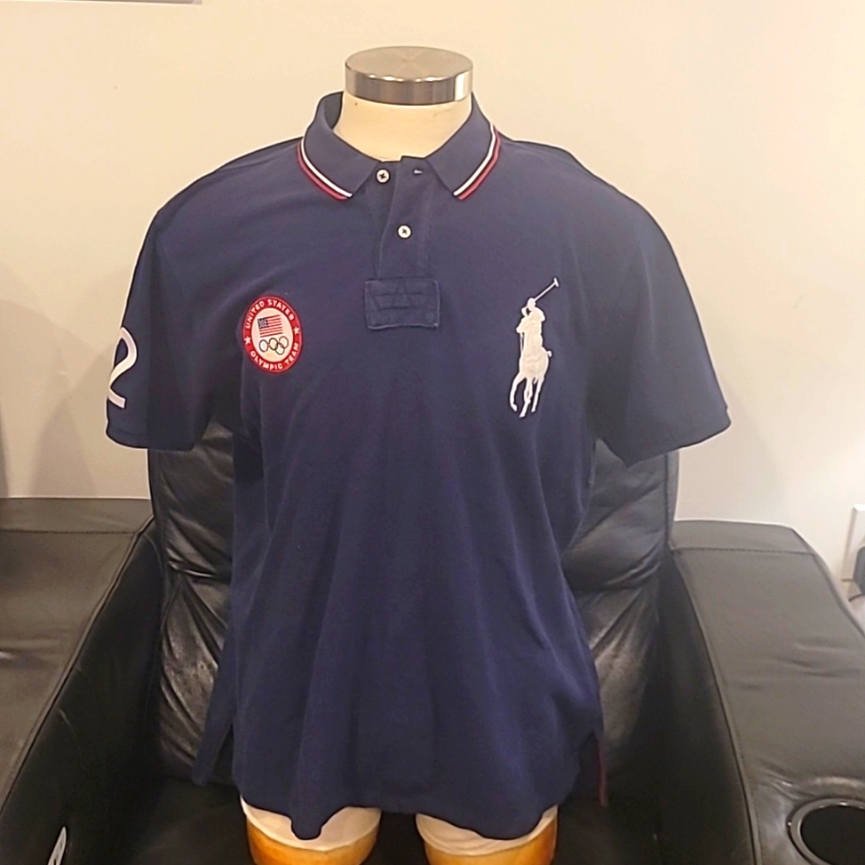 Polo Ralph Lauren "London Olympics S/S Custom Polo Shirt Size Xxl